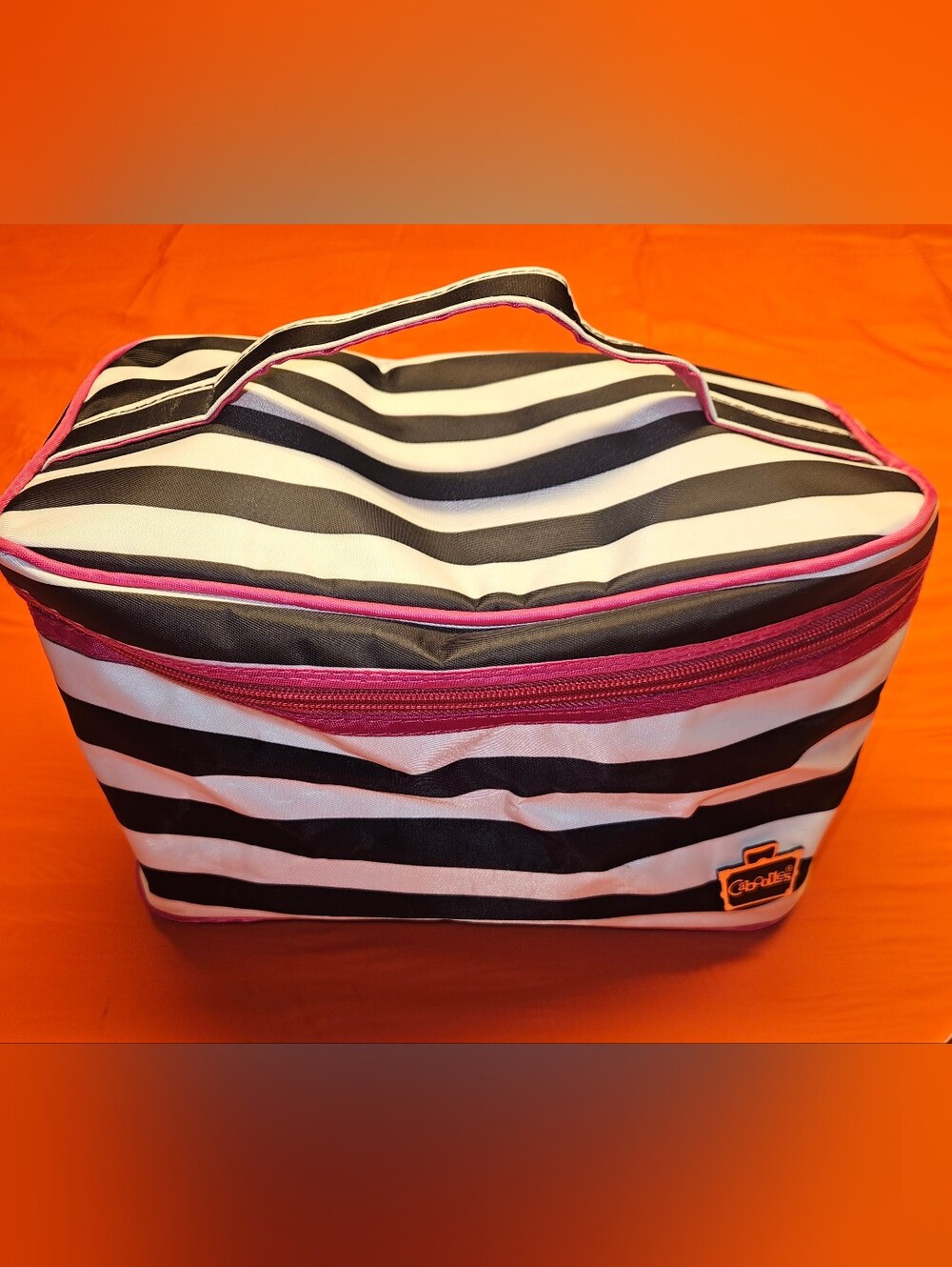 Caboodles Glam Squad Soft Make-Up Travel Case Easy Wash Vibrant Colors 10"×6"×5"